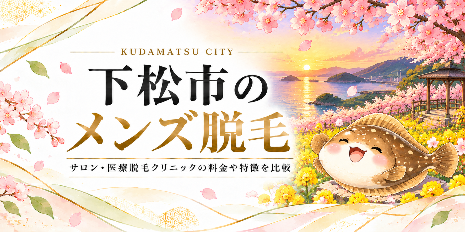 下松市のメンズ脱毛情報を紹介する地域イメージ