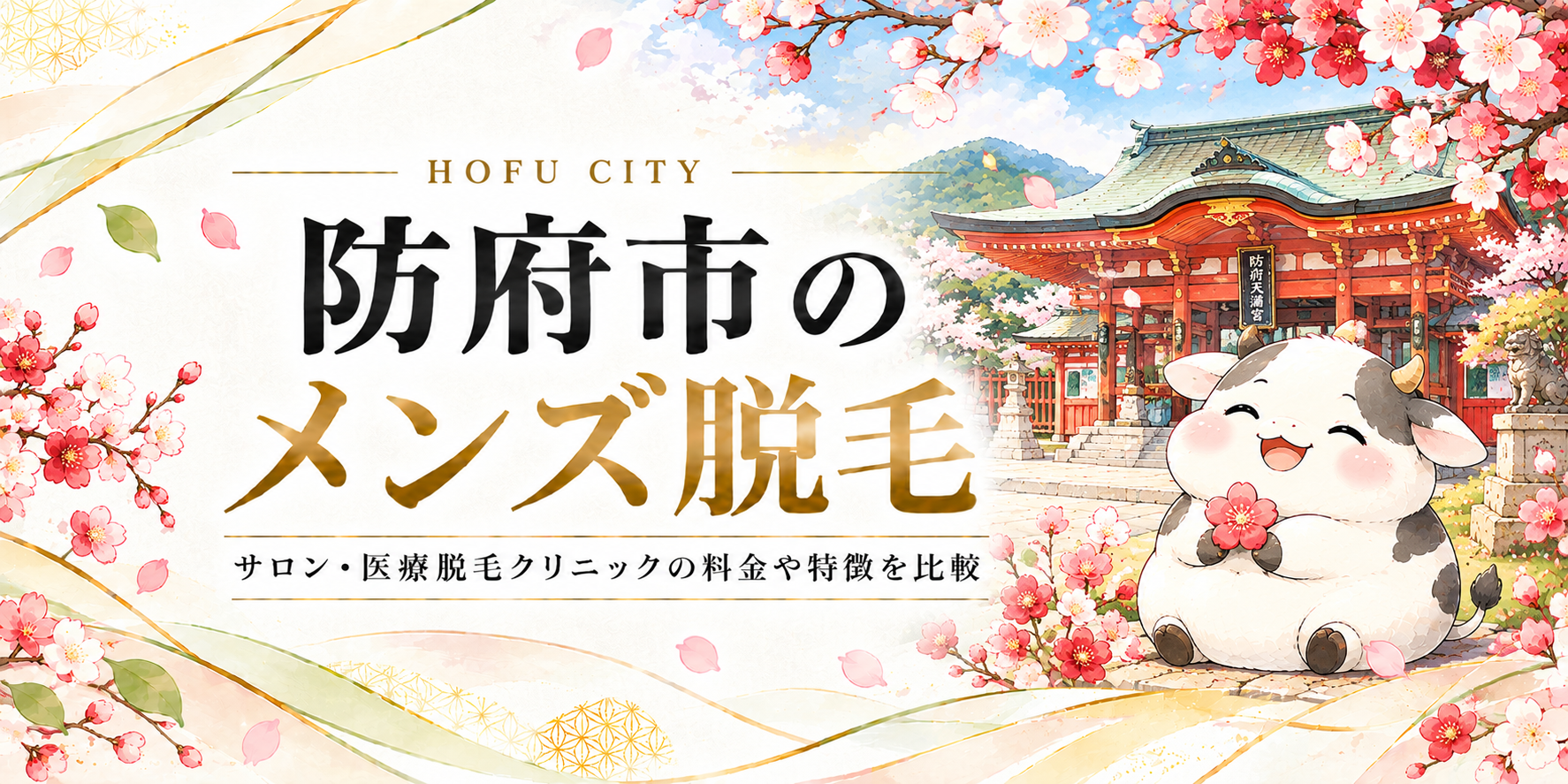 防府市のメンズ脱毛情報を紹介する地域イメージ